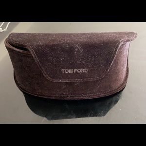Black Velvet Tom Ford Glasses Case for Large Glasses